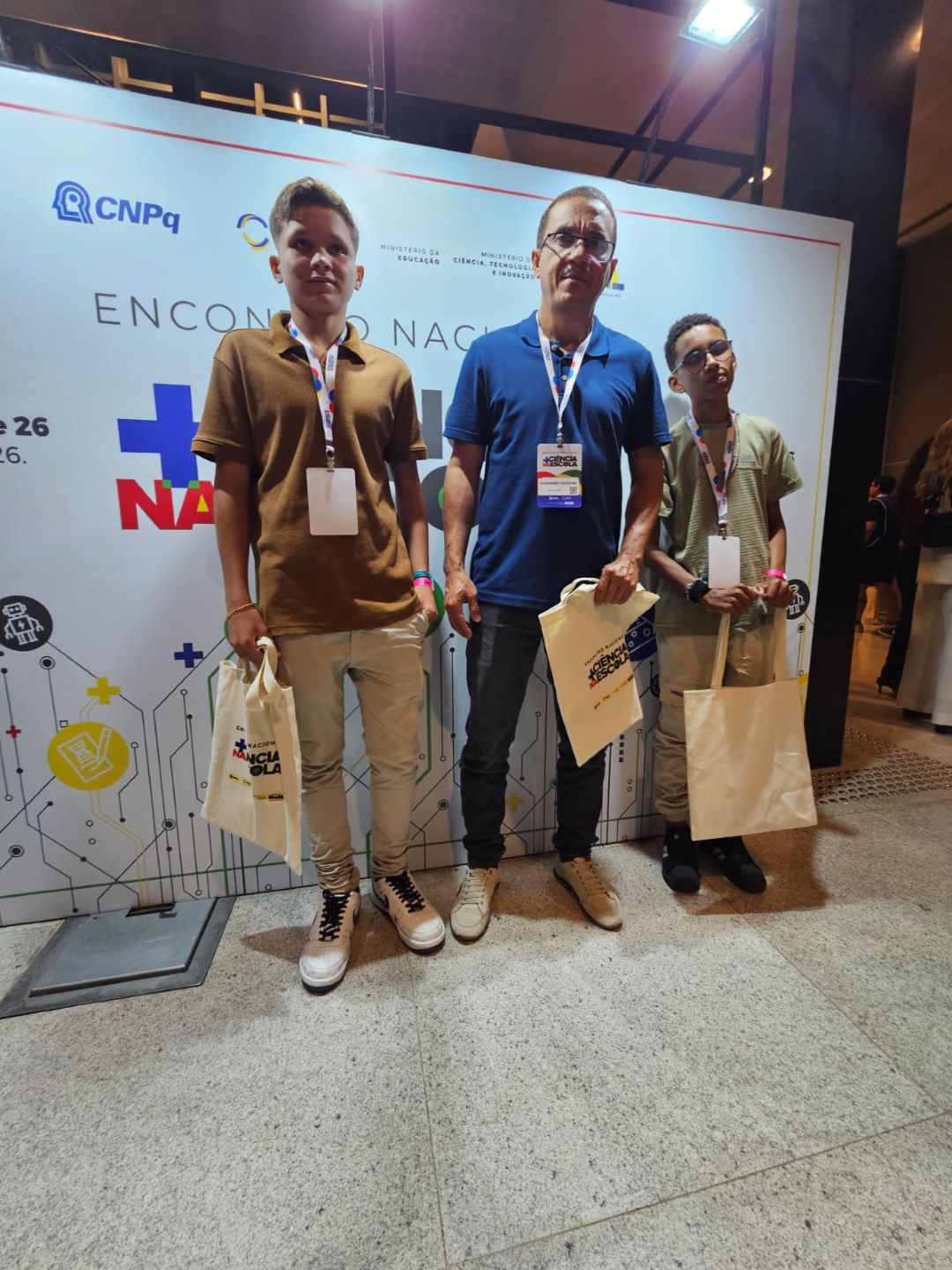 Imagem 2 de Senhor do Bonfim marca presença em encontro nacional de educação científica em Brasília