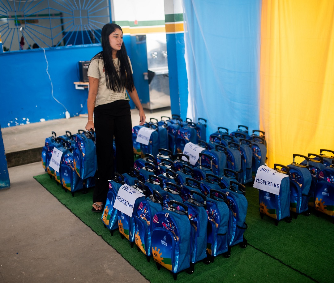 Imagem 4 de Prefeitura de Senhor do Bonfim inicia entrega de mais de 13 mil kits escolares na rede municipal