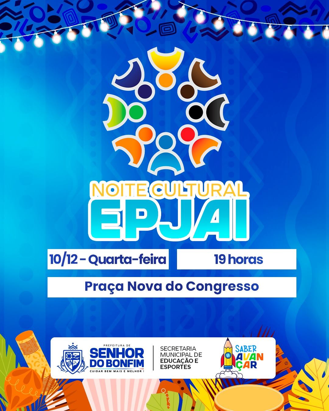 Prefeitura de Senhor do Bonfim realiza Noite Cultural da EPJAI nesta quarta (10)   