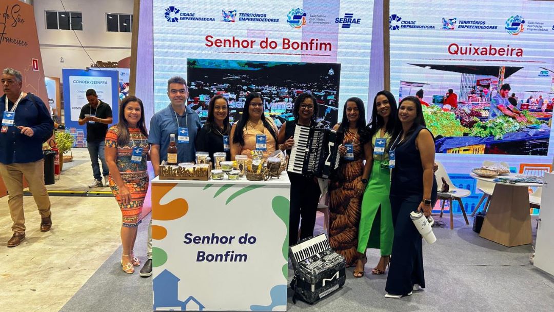 Imagem 1 de Senhor do Bonfim leva cultura e empreendedorismo ao Salão Sebrae Cidades Empreendedoras 2026