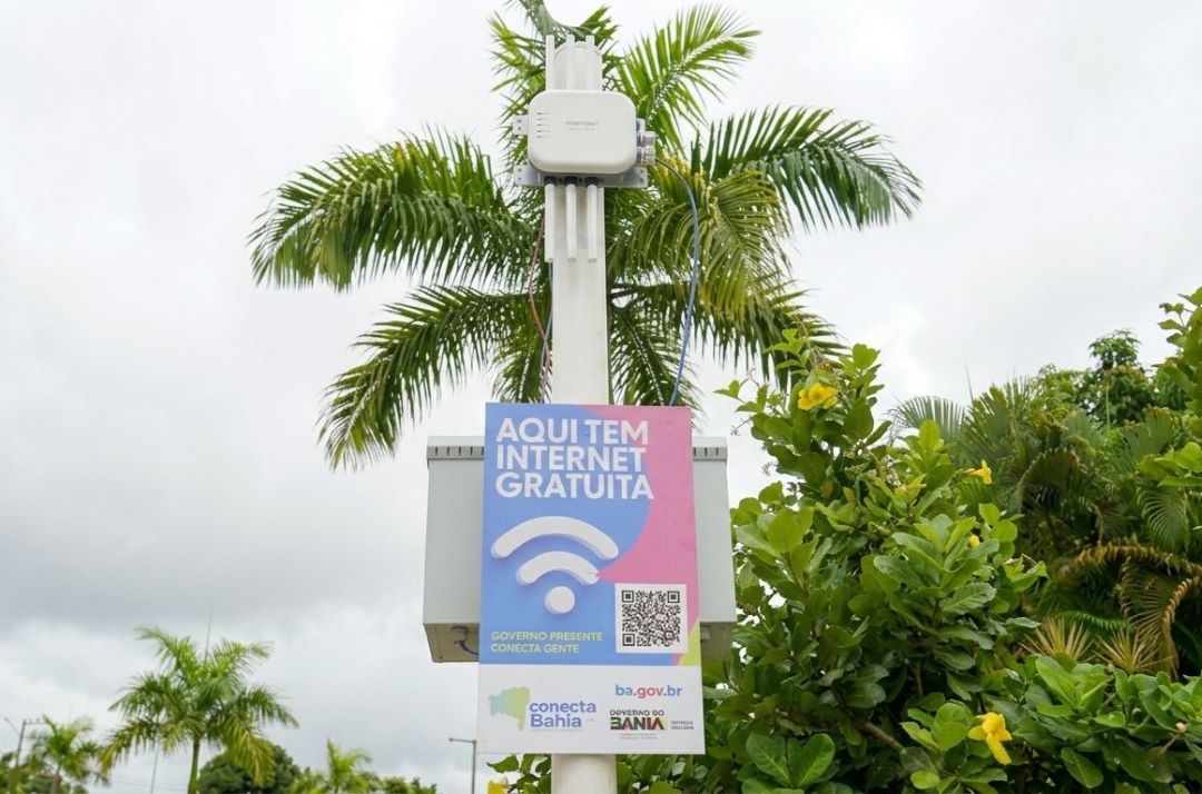 Inclusão digital: Prefeitura de Senhor do Bonfim instala internet grátis em espaços públicos