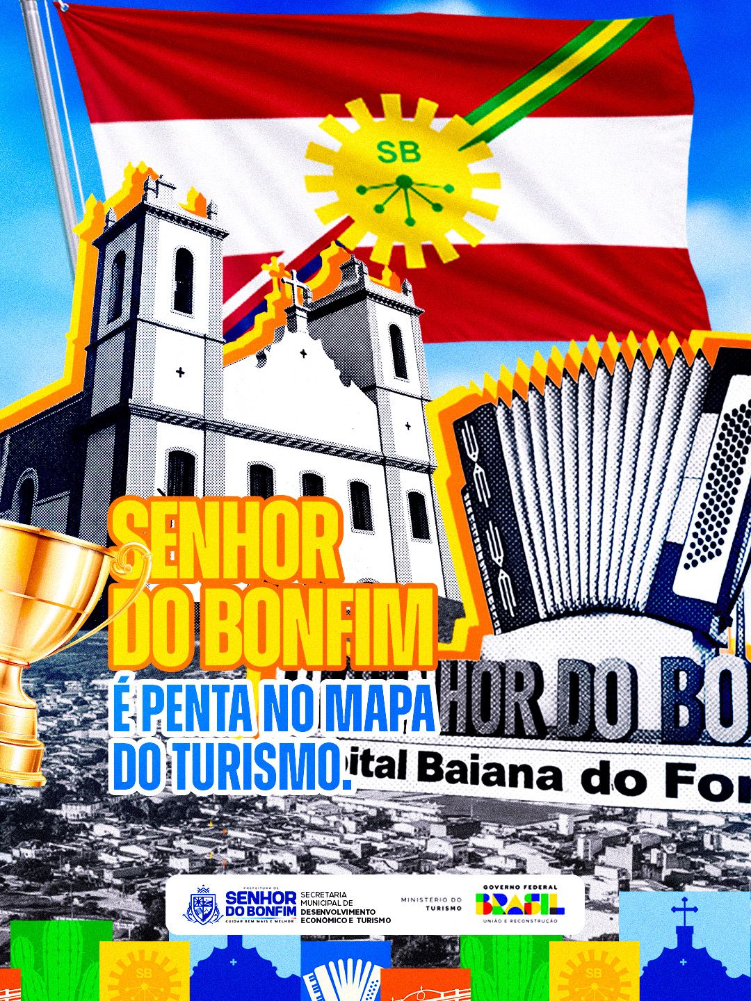 Imagem 2 de Senhor do Bonfim é penta ao conquistar pela 5ª vez certificação no Mapa do Turismo Brasileiro